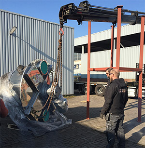 3000L vertical ribbon mixer